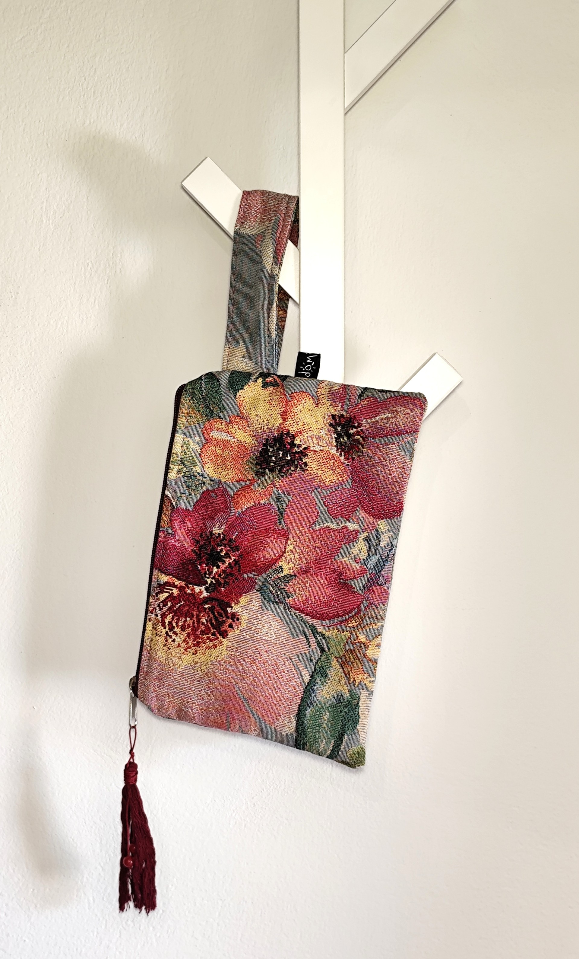 Ηandbag Pink flower